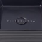 Cuba De Apoio Para Banheiro Quadrada Slim Louça Cerâmica 38 C