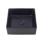 Cuba De Apoio Para Banheiro Quadrada Slim Louça Cerâmica 38 C