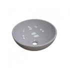Cuba De Apoio Para Banheiro R30w Redonda Compace Cinza