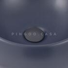 Cuba De Apoio Para Banheiro Redonda Louça Cerâmica 41 Cm Morg