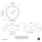 Cuba De Apoio Para Banheiro Redonda Louça Cerâmica Ambar Ping