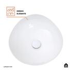 Cuba De Apoio Para Banheiro Redonda Louça Cerâmica Ambar Ping