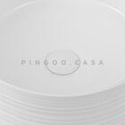 Cuba De Apoio Para Banheiro Redonda Slim Louça Cerâmica 38 Cm