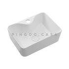 Cuba De Apoio Para Banheiro Retangular Slim Louça Cerâmica 40