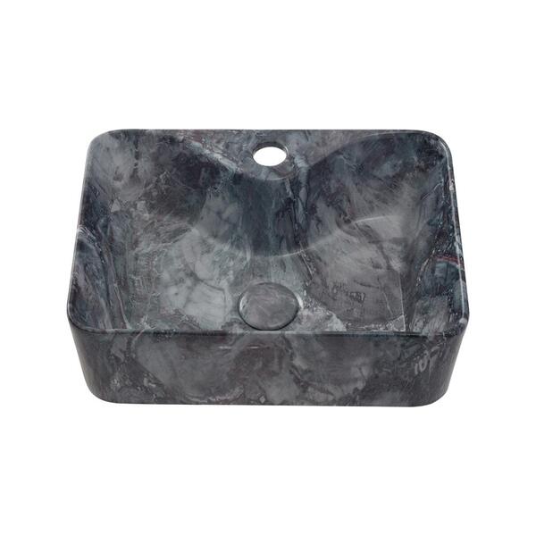 Cuba De Apoio Para Banheiro Retangular Slim Louça Cerâmica 40