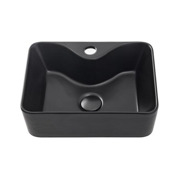 Cuba De Apoio Para Banheiro Retangular Slim Louça Cerâmica 40