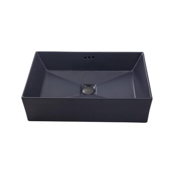 Cuba De Apoio Para Banheiro Retangular Slim Louça Cerâmica 60