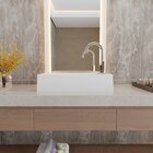 Cuba De Apoio Para Banheiro Roma Rl545 Retangular Branca