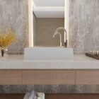 Cuba De Apoio Para Banheiro Roma Rl545 Retangular Cinza