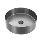 Cuba De Apoio Para Banheiro Slim Redonda Aço Inox 304 Makuna