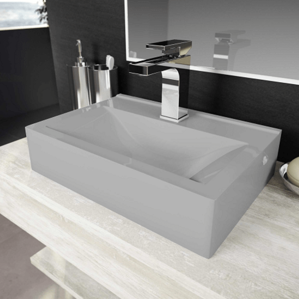 Cuba De Apoio Para Banheiro Toleato - Prada Grey