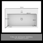 Cuba De Apoio Paris Para Banheiro 57x38.5cm Branco