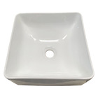 Cuba De Apoio Pia Lavabo Mondialle Hana Quadrada - 30 X 12cm
