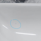 Cuba De Apoio Pia Lavabo Mondialle Hana Quadrada - 30 X 12cm