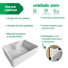 Cuba de Apoio Pia para Banheiro Retangular Diamante Beltempo