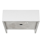 Cuba de Apoio Quadrada Piazza 40x40cm Branca Sensea