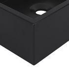 Cuba de Apoio Pedra Quadrada Preta 13x40x40cm Gold Venturi