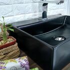 Cuba De Apoio Preta Fosca Em Cerâmica - Reno Rc 451