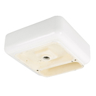 Cuba de Apoio Quadrada 40x40cm com Mesa Branca Slim Deca