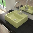 Cuba De Apoio Quadrada C01 Para Banheiro Q32w Verde Acqua - L