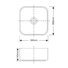 Cuba De Apoio Quadrada Mv31 38x38