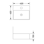 Cuba De Apoio Quadrada Mv47 42x42