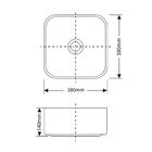 Cuba De Apoio Quadrada Preto Brilho Móvel Do Brasil