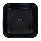 Cuba De Apoio Quadrada Preto Brilho Móvel Do Brasil