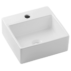 Cuba de Apoio Cerâmica Quadrado Branco 15x41x41 Q1 Celite