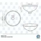 Cuba De Apoio Redonda 28 Cm (branca)