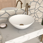 Cuba De Apoio Redonda 35,5cm Branca