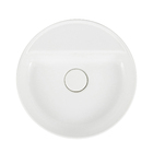 Cuba de Apoio Redonda 40cm com Mesa Branca Slim Deca