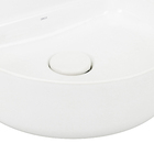 Cuba de Apoio Redonda 40cm com Mesa Branca Slim Deca