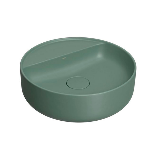 Cuba de Apoio Redonda 40cm com Mesa Sálvia Slim Deca