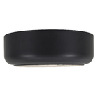 Cuba de Apoio Redonda 40cm Ébano Fosco Slim Deca