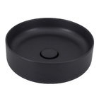 Cuba de Apoio Redonda 40cm Ébano Fosco Slim Deca