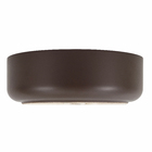 Cuba de Apoio Redonda 40cm Marrom Fosca Slim Deca