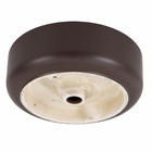 Cuba de Apoio Redonda 40cm Marrom Fosca Slim Deca