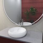 Cuba De Apoio Redonda 40x11,5cm Vulcano Acqua Brasil Branco B