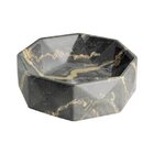 Cuba De Apoio Redonda 42cm Louça Murano Bela Metais Mámore Ne