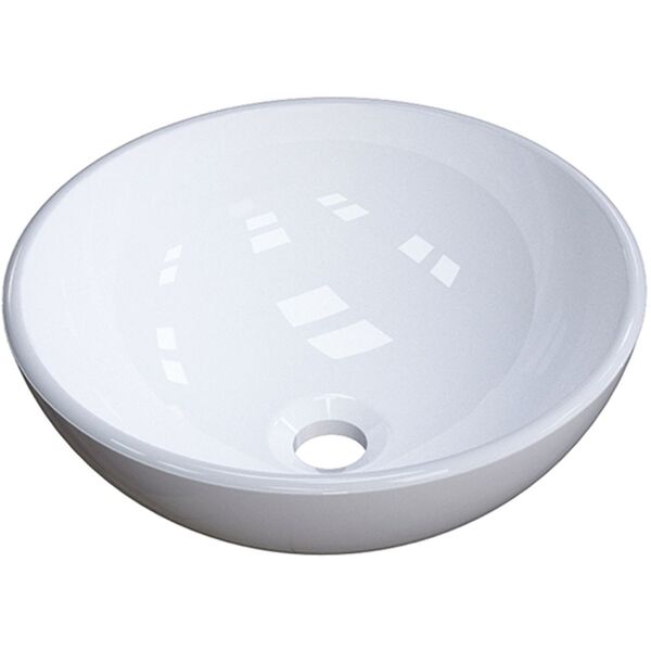 Cuba De Apoio Redonda C01 Para Banheiro R30w Branco - Lyam De