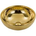 Cuba De Apoio Redonda Dourada Gold