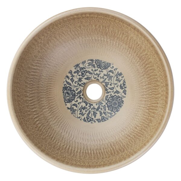 Cuba De Apoio Redonda Mv35 40x40cm Marrom Art