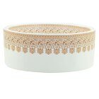 Cuba De Apoio Redonda Rose Gold 15x42x42cm