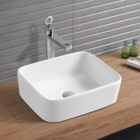 Cuba De Apoio Retangular 400x350x128mm Luxo Docol Branco Esma