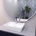 Cuba De Apoio Retangular 50x35x11cm Catena Com Mesa Acqua Bra