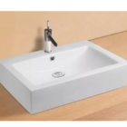 Cuba De Apoio Retangular 53cm. Branca