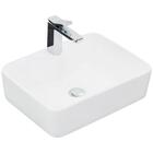 Cuba De Apoio Retangular Branca 14x37x48cm