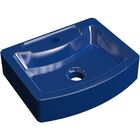 Cuba De Apoio Retangular C01 Para Banheiro Rt41 Aria Azul Esc