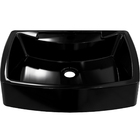 Cuba De Apoio Retangular Para Banheiro Lavabo C01 Rt50 Preto